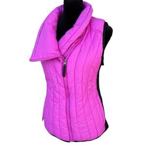 CALVIN KLEIN PERFORMANCE, pink, zip up, vest, women's size S